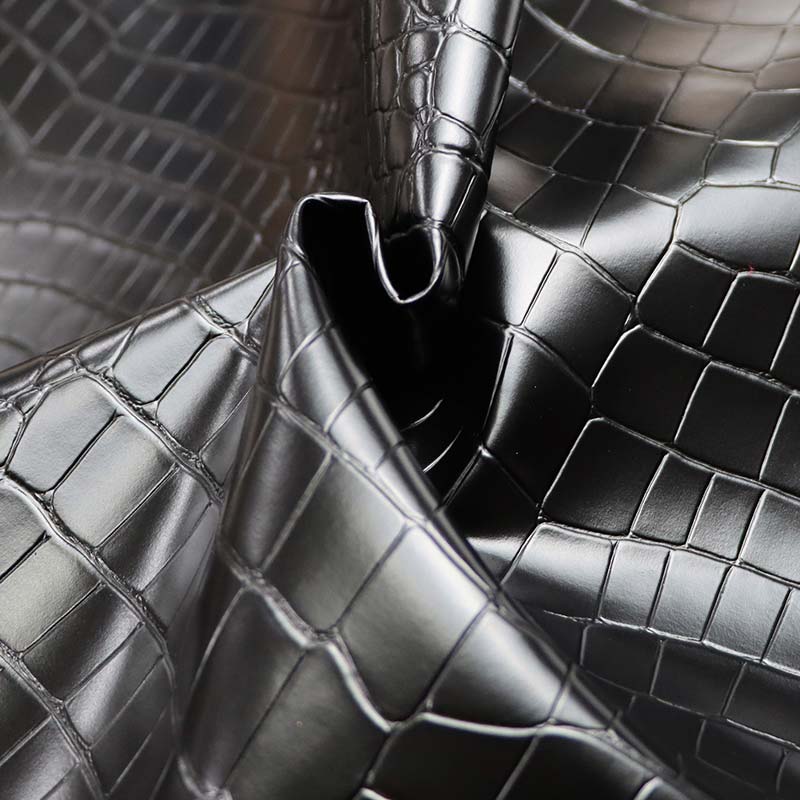Kunstlik krokodillitera kunstlik PVC kunstnahast kodukaunistuskangas