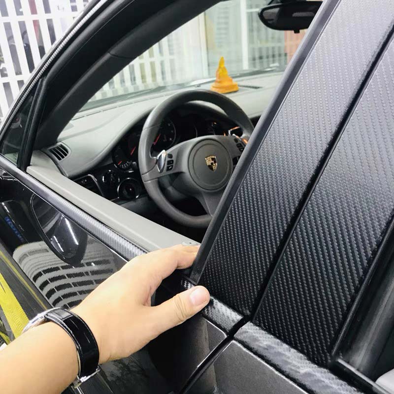 Süsinikkiust PVC sünteetilisest nahast kunstlik auto salongi kangas